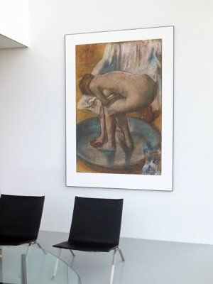 Poster Retro-Wohnzimmer Weiblich Bathin Edgar Degas