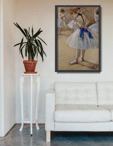 Weinleseplakat für das Wohnzimmer Edgar Degas-Tänzer