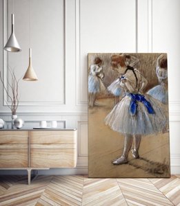 Weinleseplakat für das Wohnzimmer Edgar Degas-Tänzer