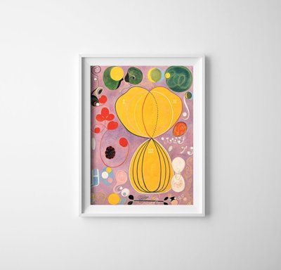 Poster im Retro-Stil Das größte Kein Hilma af Klint