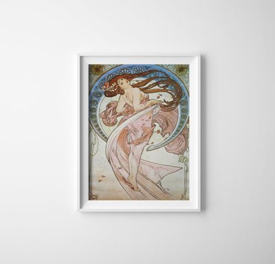Retro-Poster Tanzen Alphonse Mucha