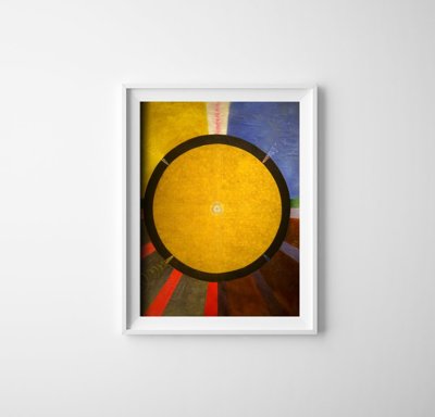 Plakat-Weinlese Gruppe X Klint Nein Hilma
