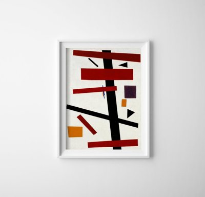 Poster im Retro-Stil Supremus Nr Kazimir Malevich