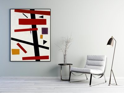 Poster im Retro-Stil Supremus Nr Kazimir Malevich