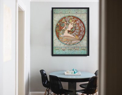 Weinleseplakat Ivy Alphonse Mucha