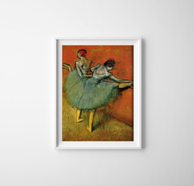 Retro-Poster Tänzer an der Bar von Edgar Degas