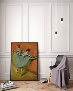 Retro-Poster Tänzer an der Bar von Edgar Degas