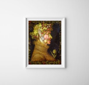 Poster im Retro-Stil Sommer-G Arcimboldo