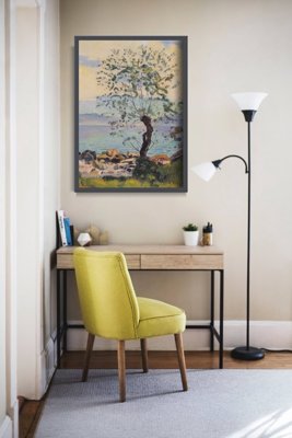 Weinleseplakat Willow See Ferdinand Hodler
