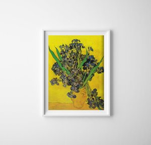 Retro-Poster Van Gogh Iris