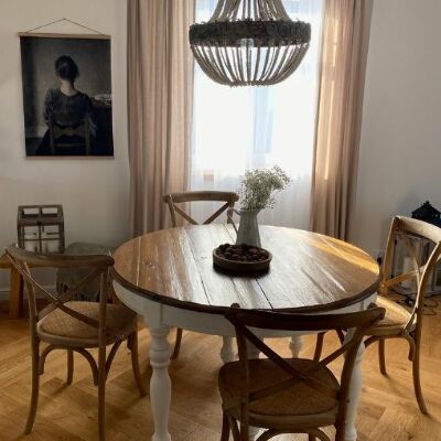 Poster Retro-Wohnzimmer Wilhelm Hammershøi Ruhe