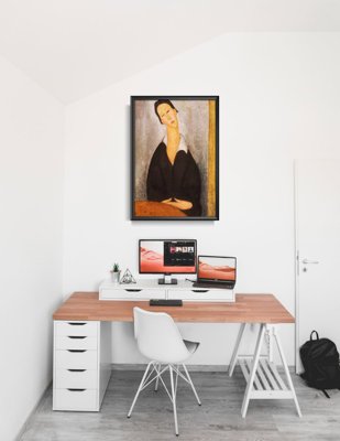 Poster im Retro-Stil Amedeo Modigliani Porträt einer Polin