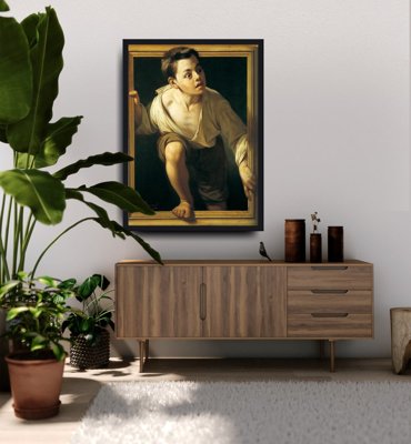 Poster im Retro-Stil Flucht aus Kritik Pere Borrell del Caso