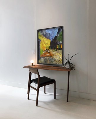 Poster an der Wand Café-Terrasse nachts durch Vincent van Gogh