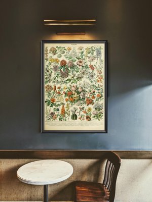 Weinleseposter Blumen Adolphe Millot