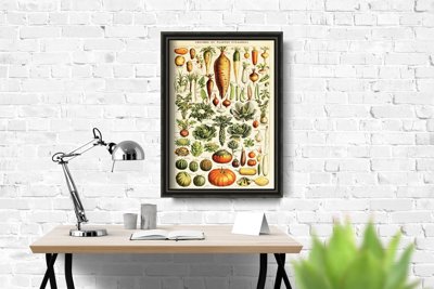 Poster an der Wand Adolphe Millot Kartoffeln