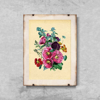 Poster für den Frieden Mallows Blume