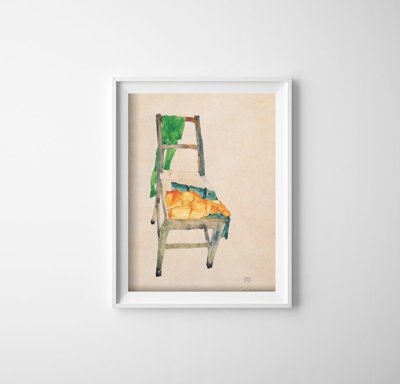 Poster an der Wand Zwei wischt Egon Schiele