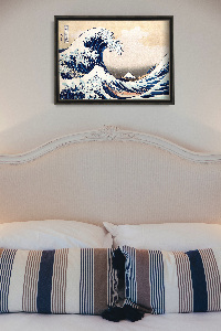 Poster im Retro-Stil Die große Welle von Kanagawa Katsushika Hokusai