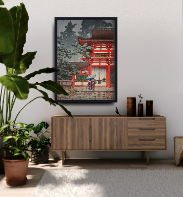 Retro-Poster Kasuga Schrein in Nara