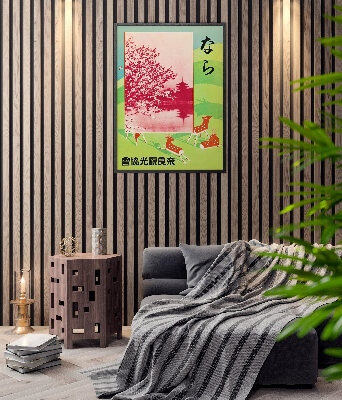 Retro-Poster Hiroshi Yoshida Kirschbaum ukiyoe
