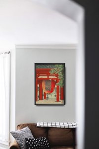 Poster Retro-Wohnzimmer Bei Nio-Tor Senso Tsuchiya