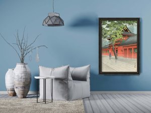 Weinleseplakat für das Wohnzimmer Nach dem Regen