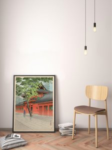 Weinleseplakat für das Wohnzimmer Nach dem Regen