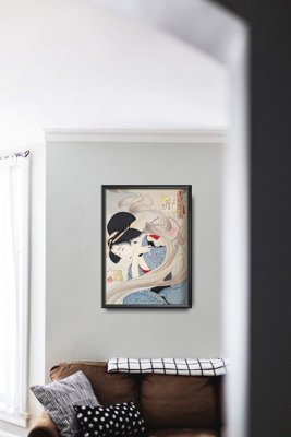Plakat für den Frieden Mit Blick auf den Rauch