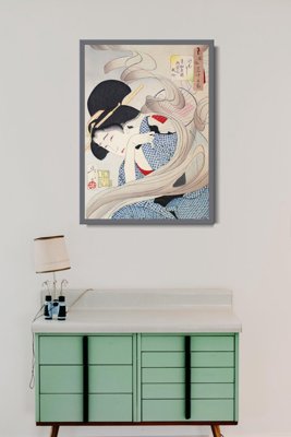 Plakat für den Frieden Mit Blick auf den Rauch