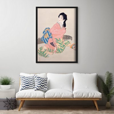 Retro-Poster Shoen Uemura Tochter Miyuki