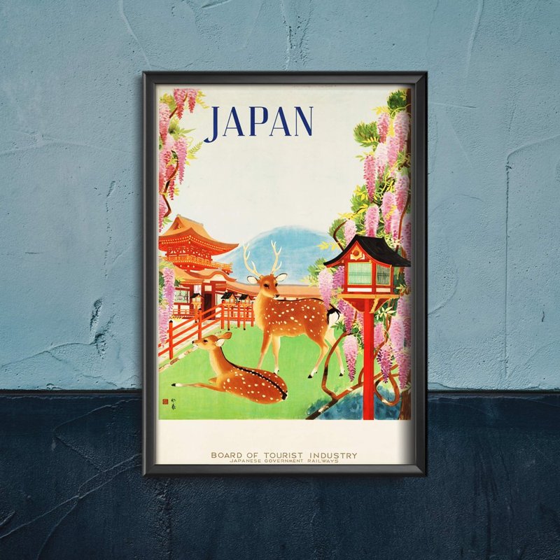 Poster an der Wand Japan Industry Board of tourst