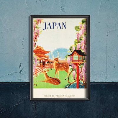 Poster an der Wand Japan Industry Board of tourst