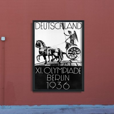 Plakat für den Frieden Olympischen Spiele in Berlin