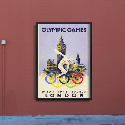 Retro-Poster Olympischen Spiele in London