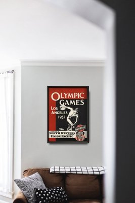 Retro-Poster Olympia-Plakat