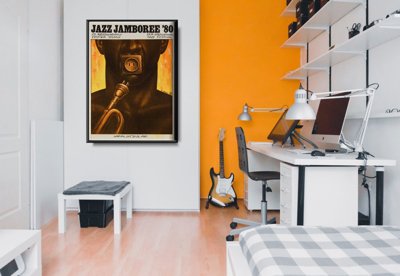 Poster im Retro-Stil Jazz Jamboree Festival in Warschau