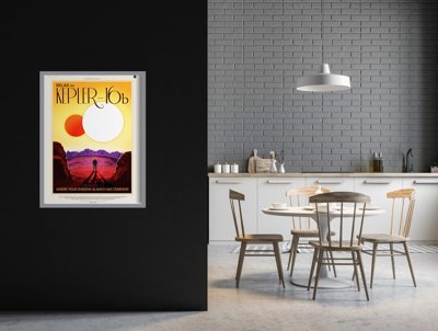 Poster an der Wand Nasa Raum-Plakat