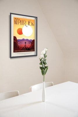 Poster an der Wand Nasa Raum-Plakat