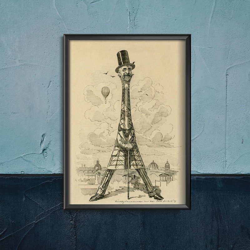 Plakat für den Frieden Gustave Eiffel