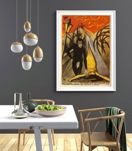 Poster im Retro-Stil Das Kabinett des Dr. Caligari