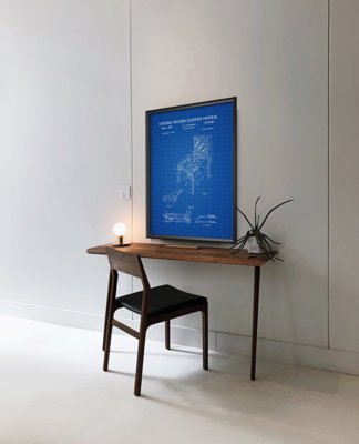 Poster an der Wand Pinball Machine US-Patent