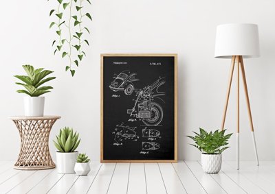 Retro-Poster Patent VW Beetle