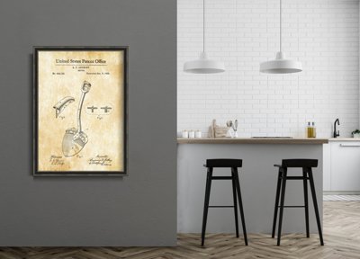 Weinleseplakat Anthony Schaufel US-Patent