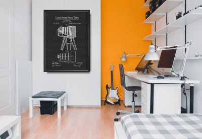 Retro-Poster Kamera Patent Samueles