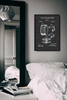 Retro-Poster Barry Falztrommel Barry Patent