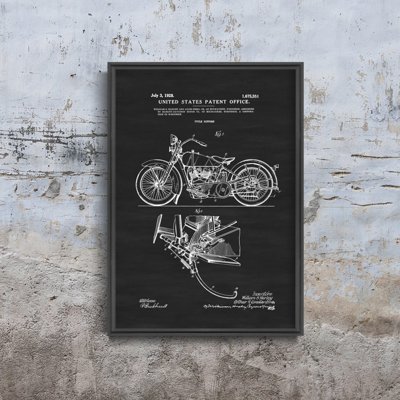 Retro-Poster Harley Davidson