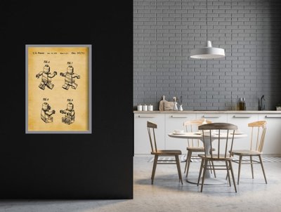 Weinleseplakat für das Wohnzimmer Die beste Sammlung von Lego