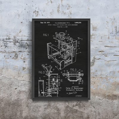 Poster Retro-Wohnzimmer Töpferscheibe Rasmussen