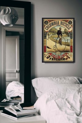 Poster im Retro-Stil Columbia Fahrrad-Plakat